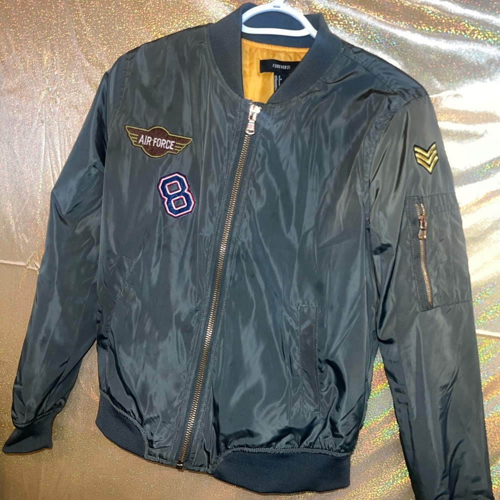 Green Bomber jacket
